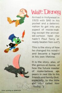 The Story of Walt Disney - 53608 - back | Marceline Emporium