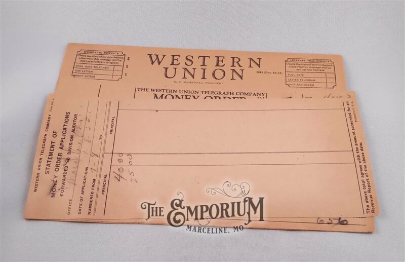 Western Union Telegram 1953 JAN 8 - 67674 | Marceline Emporium