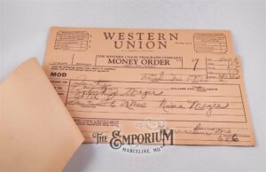 Western Union Telegram 1953 JAN 8 - 67674 | Marceline Emporium